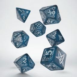 Call of Cthulhu Abyssal &amp; white Dice Set (7)