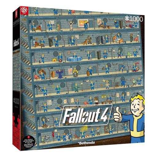 Fallout 4 Perk Poster Puzzle 1000