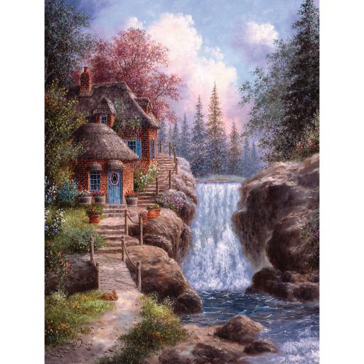 Dennis Lewan - Tranquility Falls (1000pc puzzle)