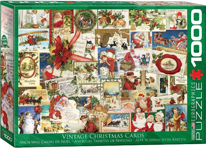 Vintage Christmas Cards (1000pc puzzle)
