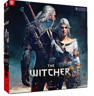 The Witcher: Geralt &amp; Ciri Puzzle (1000pc)