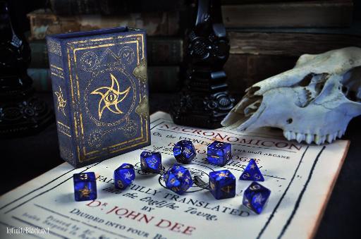 Elder Dice Blue Astral Elder Sign