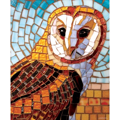 Stained Glass Owl (1000pc)