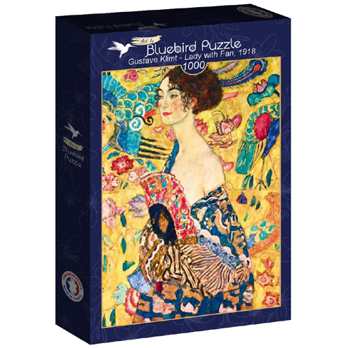 Gustave Klimt - Lady with Fan, 1918 (1000pc puzzle)