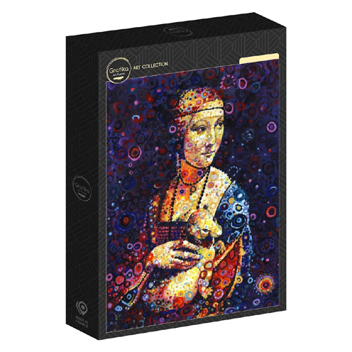 Leonardo da Vinci: Lady with an Ermine, by Sally Rich  (1000pc puzzle)