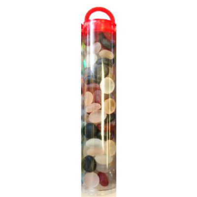 Chessex Gaming Glass Stones in Tube - Assorted Frosted (40)