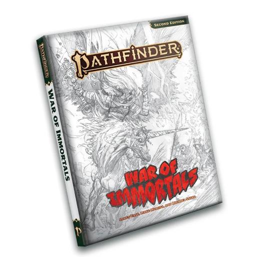 Pathfinder RPG War of Immortals Sketch Cover