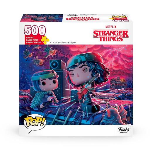 Funko POP! Puzzles: Stranger Things S4 - Eddie W/ Guitar (500pc)