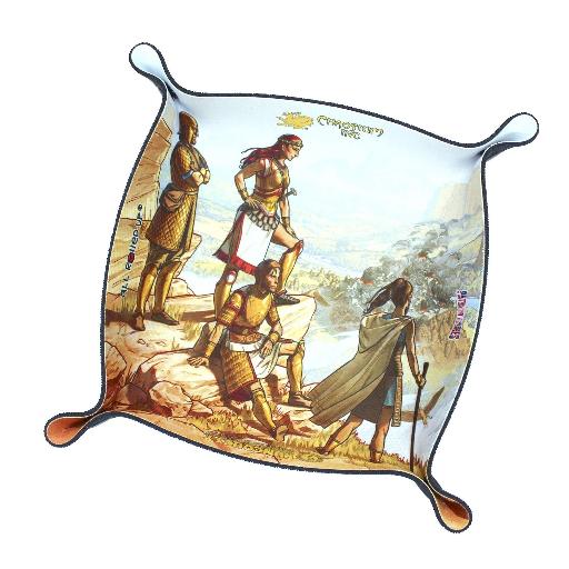 The Smoking Ruin Runequest Square Folding Dice Tray