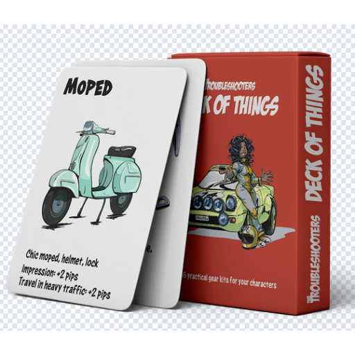 The Troubleshooters Equipment Cards