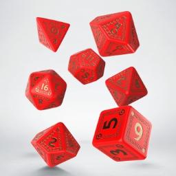 [SRQU53] RuneQuest Red &amp; gold Dice Set