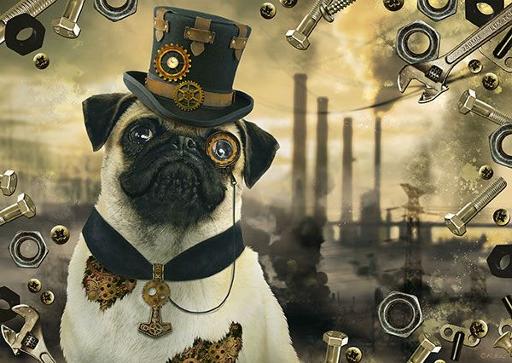 [4001504596453] Binz: Steampunk dog (1000pc)
