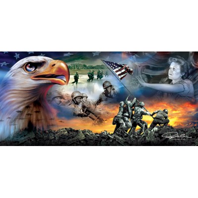 [Sunsout-69046] Ray Simon - War Eagle (1000pc)