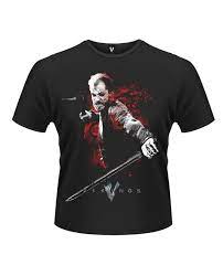 [PH9083S] Vikings - Floki Attack  (Black T-Shirt S)