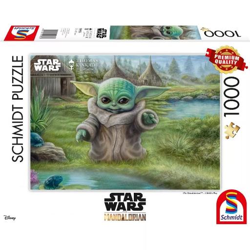 [SCH9955] Thomas Kinkade: Star Wars The Mandalorian - Childs Play (1000pc Puzzle)