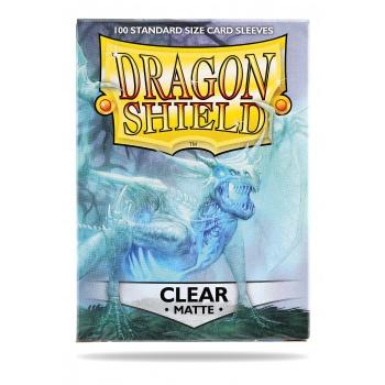 [AT-11001] Dragon Shield Standard Sleeves - Matte Clear (100 Sleeves)