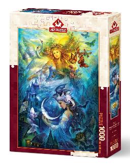 [Art-Puzzle-5218] The Day and Night Princesses (1000pc puzzle)