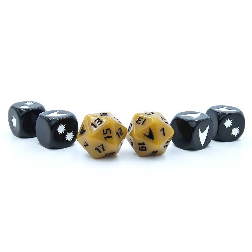 [MUH052296] Star Trek Adventures RPG: Operations Division Dice Set