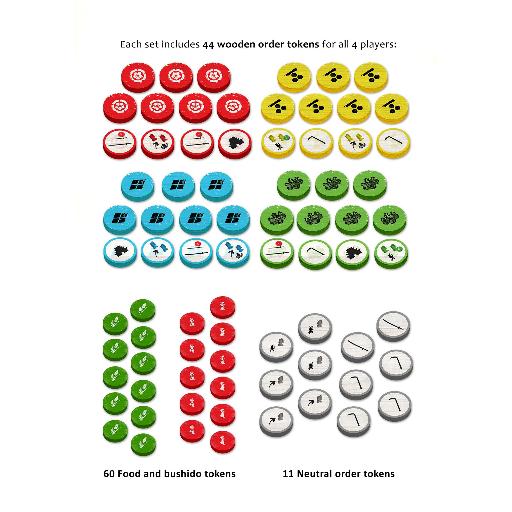 [ARQ031] Small Samurai Empires Deluxe Token Set