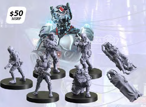 [MFC45010] Cyberpunk Red Combat Zone Trauma Team Starter