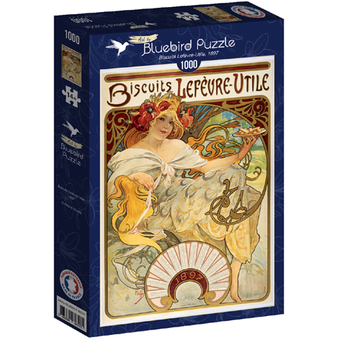 [Bluebird-F-60347] Biscuits Lefèvre-Utile, 1897  (1000pc puzzle)