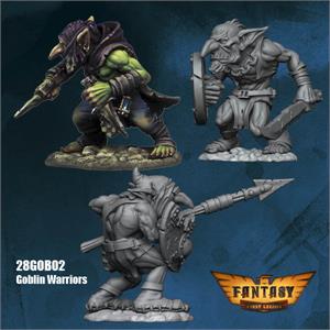 [FIL28GOB02] 28mm Goblin Warriors - 3 Different Goblins 1