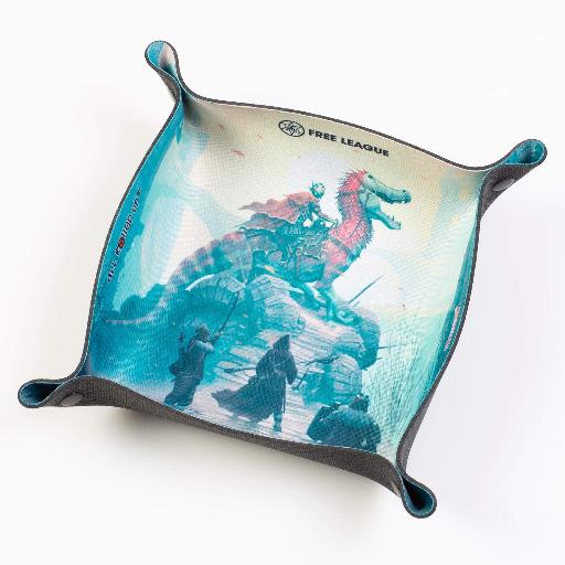 [DTS-FRL-FOR-001] Raiders and Rogues Forbidden Lands Square Folding Dice Tray
