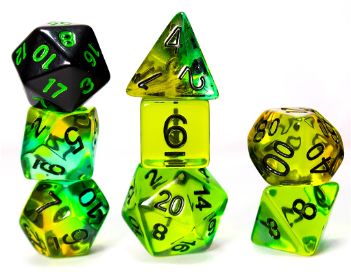 [SDZ0005-07] Sirius Dice - Dice Set - Mojito