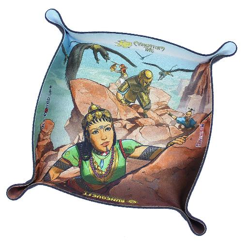 [DTS-CHA-RQT-009] The Pegasus Plateau Runequest Square Folding Dice Tray