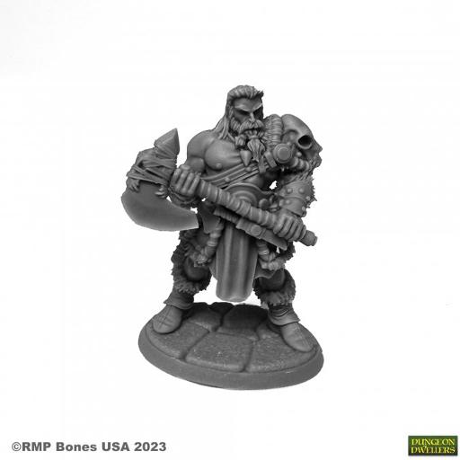 [RPR07095] Dungeon Dwellers Bones Kreed BloodBeard Human Barbarian