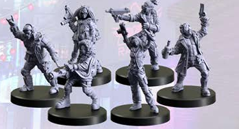 [MFC45130] Cyberpunk Red Combat Zone Piranha Faction Starter