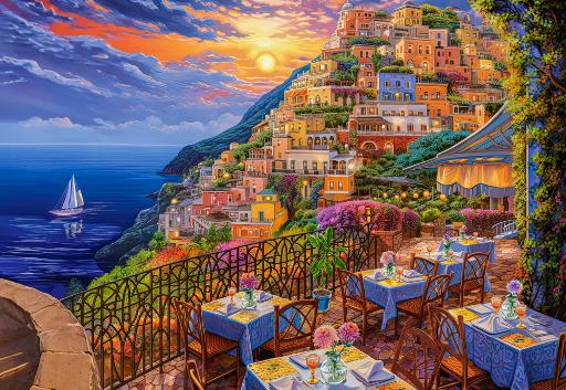 [Castorland-152209] Romantic Positano Evening (1500pc)