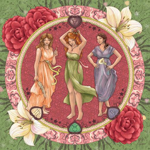 [Graphics-F-33370] Les signs de terre en astrology (1000)