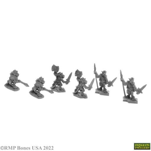 [RPR07057] Dungeon Dwellers Bloodscale Kobolds (6)