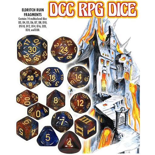 [GMG6066] DCC RPG Dice Eldritch Ruin