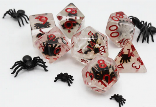 [FBG2425] Black Widow RPG Dice Set (7)