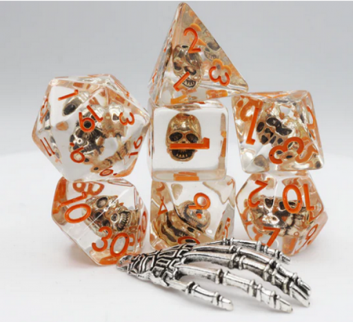 [FBG2404] Laughing Skull RPG Dice Set (7)