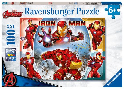 [Ravensburger-13377] XXL Pieces - Powerful Iron Man - Marvel (100pc)