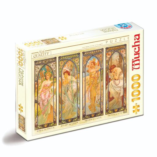 [Dtoys-70050] Alphonse Mucha : Times of Day (1000pc)