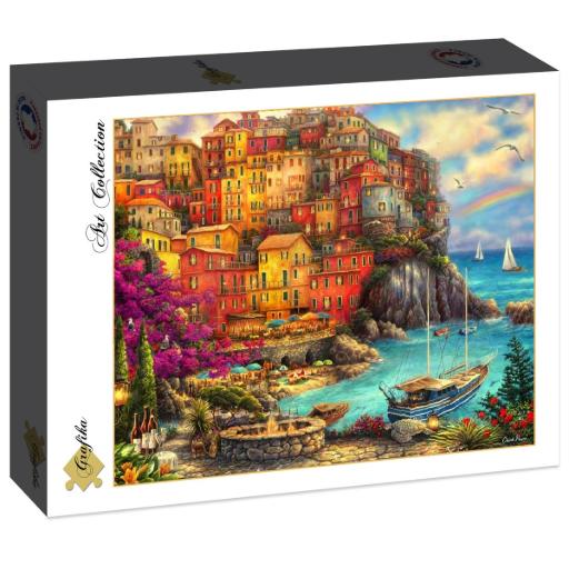 [Grafika-F-30819] Chuck Pinson - A Beautiful Day at Cinque Terre (2000pc)