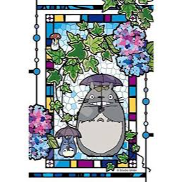 [ENSKY-19478] Stained glass Jigsaw Puzzle 126P Totoro Umbrella - My Neighbor Totoro