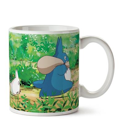 [SMUGGH08] Mug Ghibli 08 - Totoro White and Blue