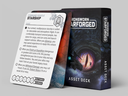 [MUH051V003] Ironsworn Starforged RPG Asset Deck