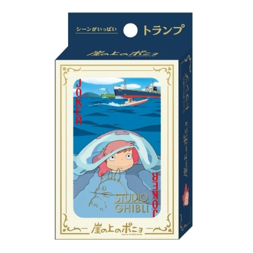[ENSKY-80275] Movie Scenes Playing Cards - Ponyo on the Cliff