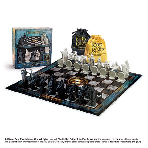 [NN2174] The Lord of the Rings: Battle for Middle-Earth Chess Set
