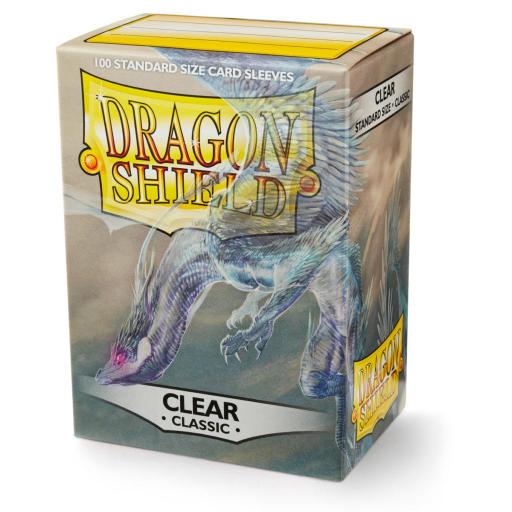 [AT-10001] Dragon Shield Standard Sleeves - Classic Clear (100 Sleeves)