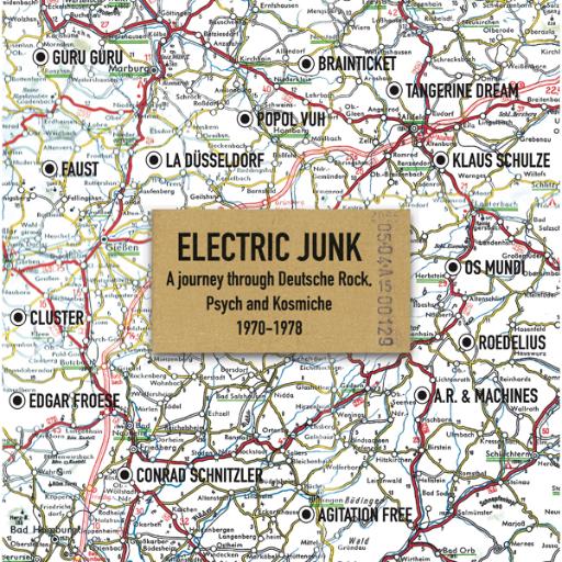 [CRCD4BOX193] Electric Junk - Deutsche Rock, Psych and Kosmiche 1970-1978 (4CD Clamshell Box)