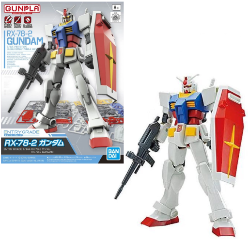 [MK61064] GUNDAM - EG 1/144 RX-78-2 Gundam - Model Kit 14cm