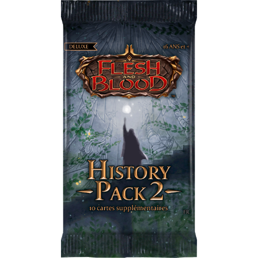 Flesh &amp; Blood TCG - History Pack 2 Black Label Booster (French)
