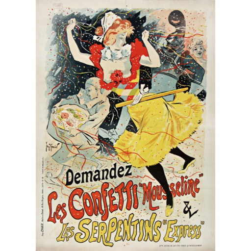 [Grafika-F-33424] Georges Meunier - Confettis et Serpentins, 1894 (500pc Puzzle)